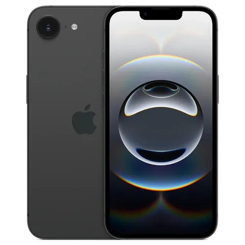 Apple iPhone 16e (Black/White).